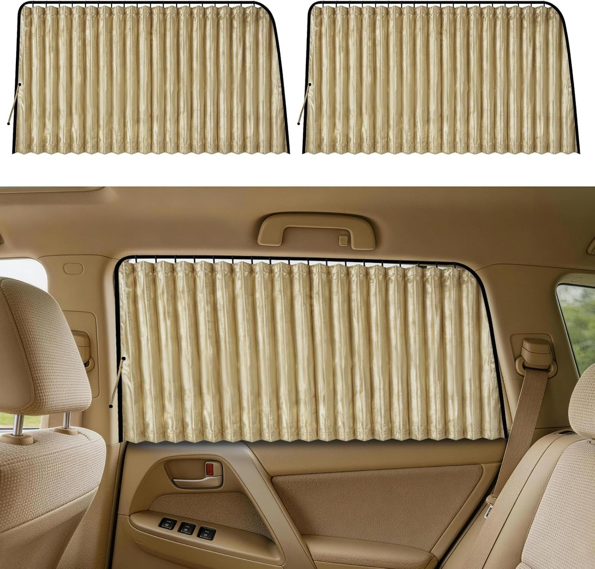 ZATOOTO Magnetic Car Window Covers for Privacy Baby Sun Shades