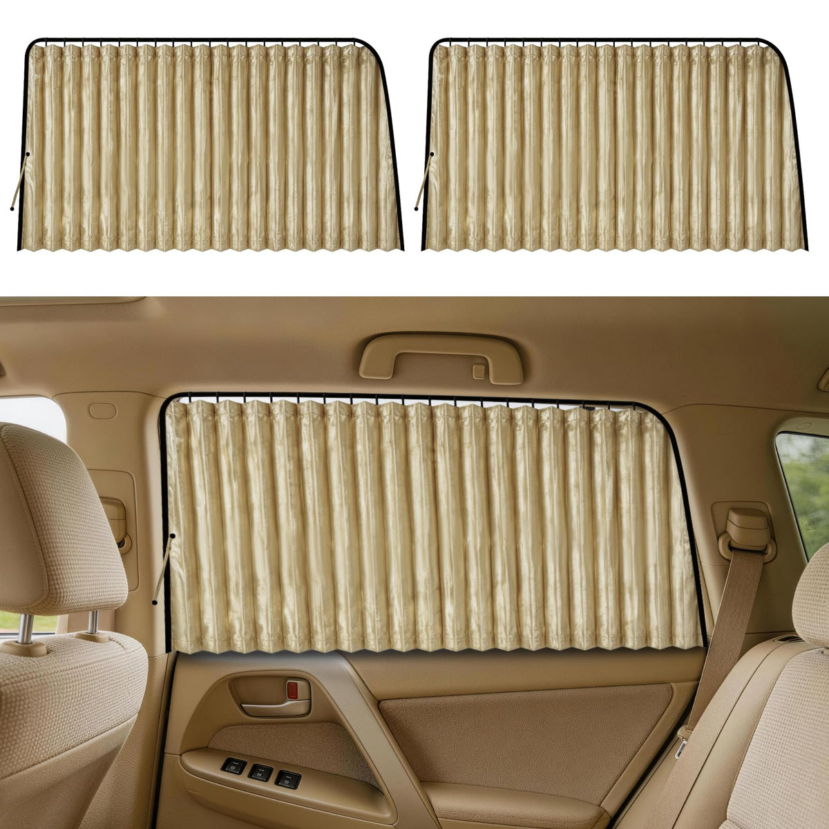 ZATOOTO Magnetic Car Window Covers for Privacy Baby Sun Shades