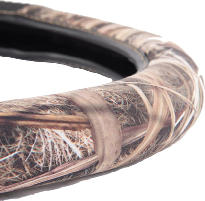 Ducks Unlimited Steering Wheel Cover, Mossy Oak Shadow Grass Blades (SIOC)