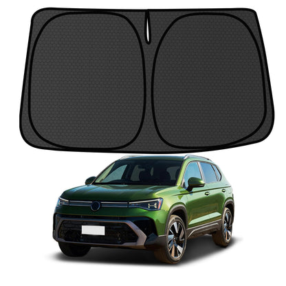 Murano Windshield Sun Shade for Murano 2015-2024 Blocks UV Rays Accessories,1:1 Custom Foldable Thickened Wear-Resistant Front Window Sunshade Visor,Keeps Your Car Cooler