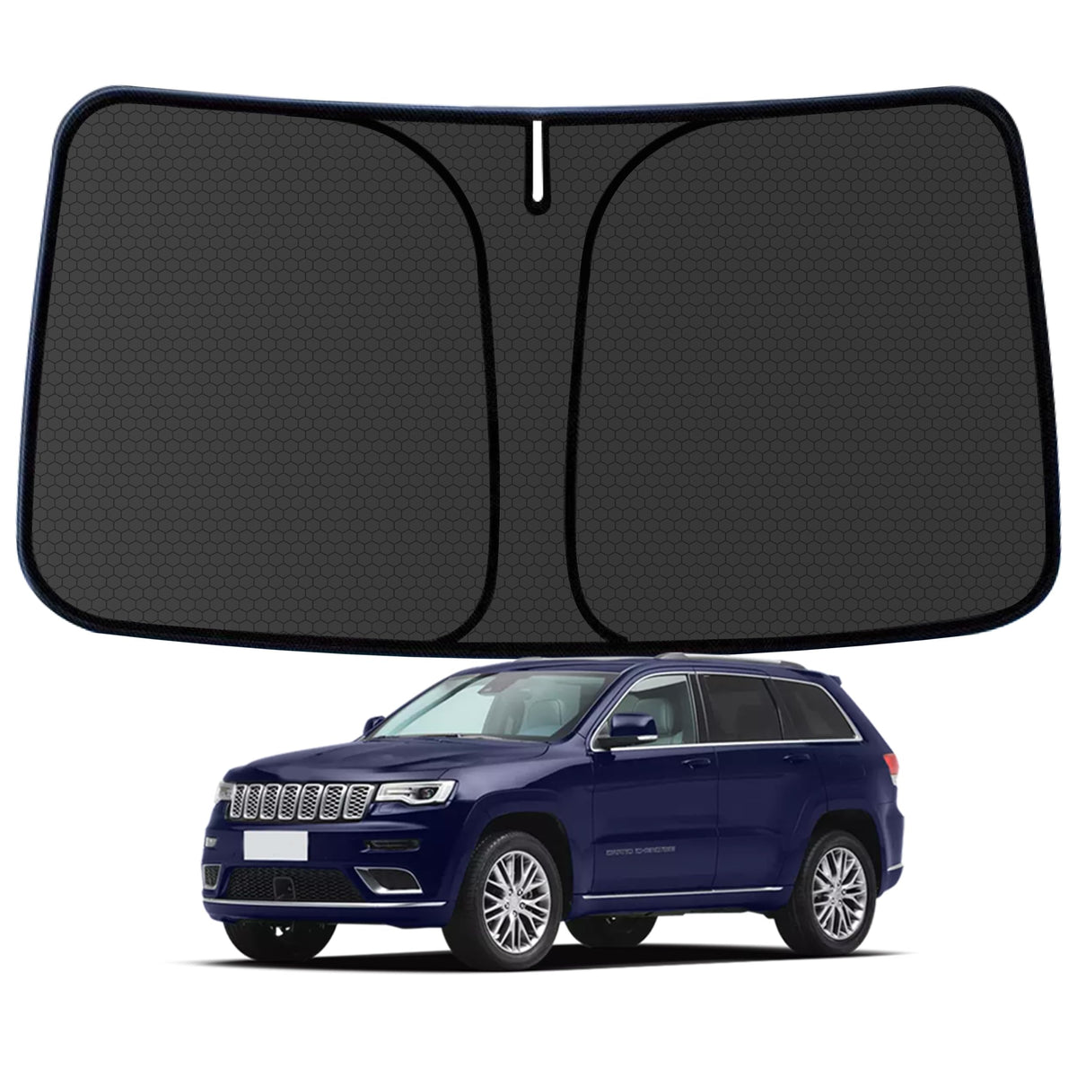 Murano Windshield Sun Shade for Murano 2015-2024 Blocks UV Rays Accessories,1:1 Custom Foldable Thickened Wear-Resistant Front Window Sunshade Visor,Keeps Your Car Cooler