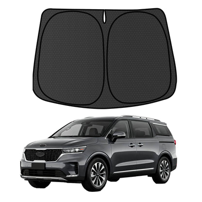 Murano Windshield Sun Shade for Murano 2015-2024 Blocks UV Rays Accessories,1:1 Custom Foldable Thickened Wear-Resistant Front Window Sunshade Visor,Keeps Your Car Cooler