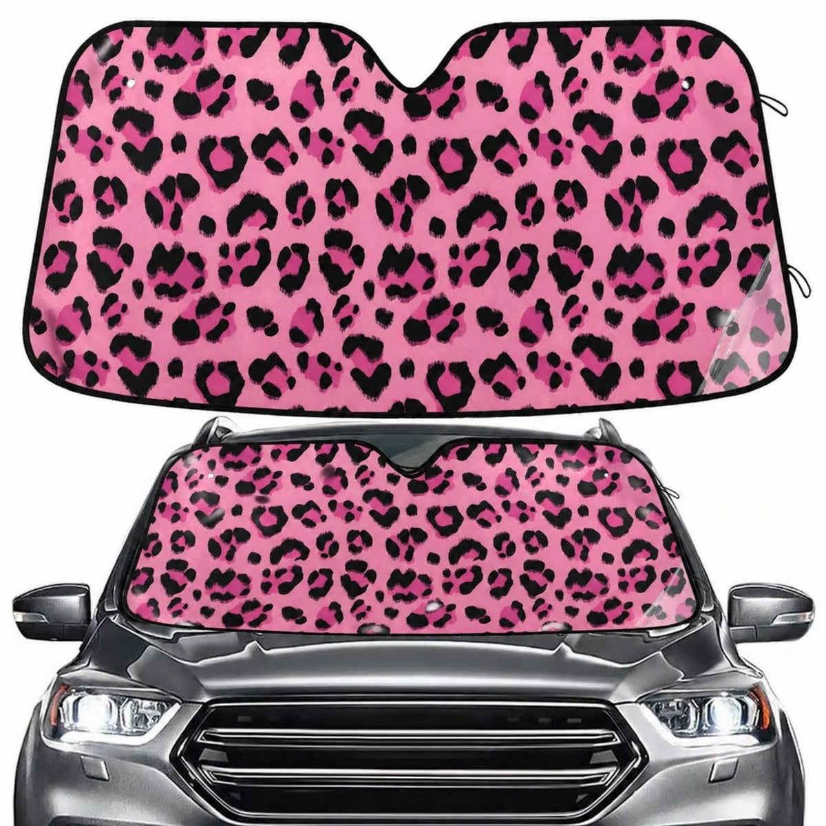 Sea Turtle Teal Windshield Sun Shade for Car Auto SUV Truck Foldable Front Window Sunshade Sun Visor Protector Block UV Rays Reflect Heat, 55" x 28"