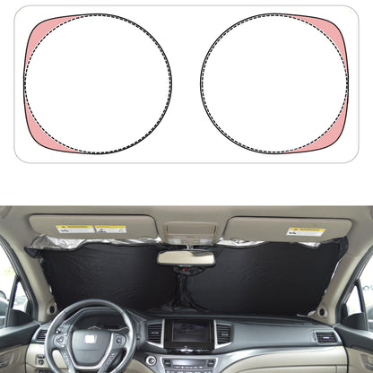 Car Windshield shade for Automotive windshield sunshades with Storage Pouch by A1 Sun Shade Foldable Truck Suv Front Window Shield Blocker Visor Protector Cover for Interior Accessories for Heat Large