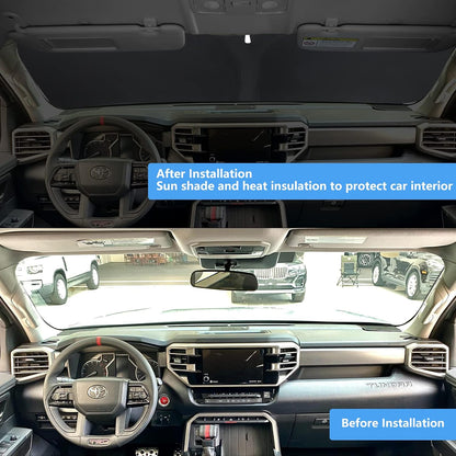 Windshield Sun Shade Car Sunshade Accessories for 2026-2019 Toyota RAV4