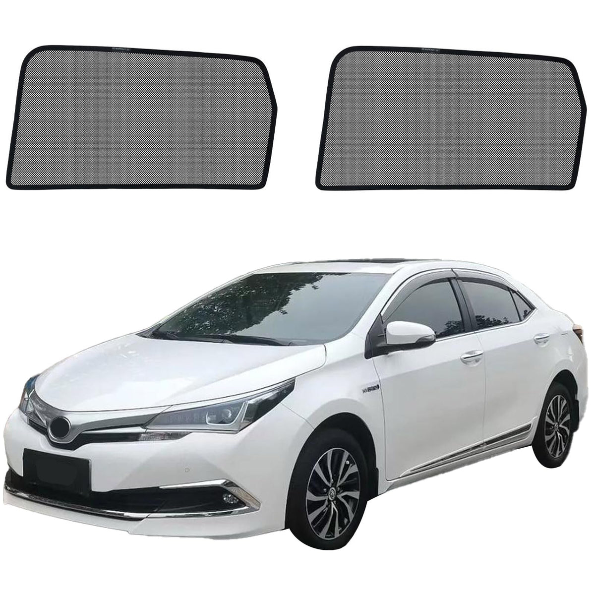 Tacoma（2024-2026） Mesh Car Window Shades - Side Curtains for Baby