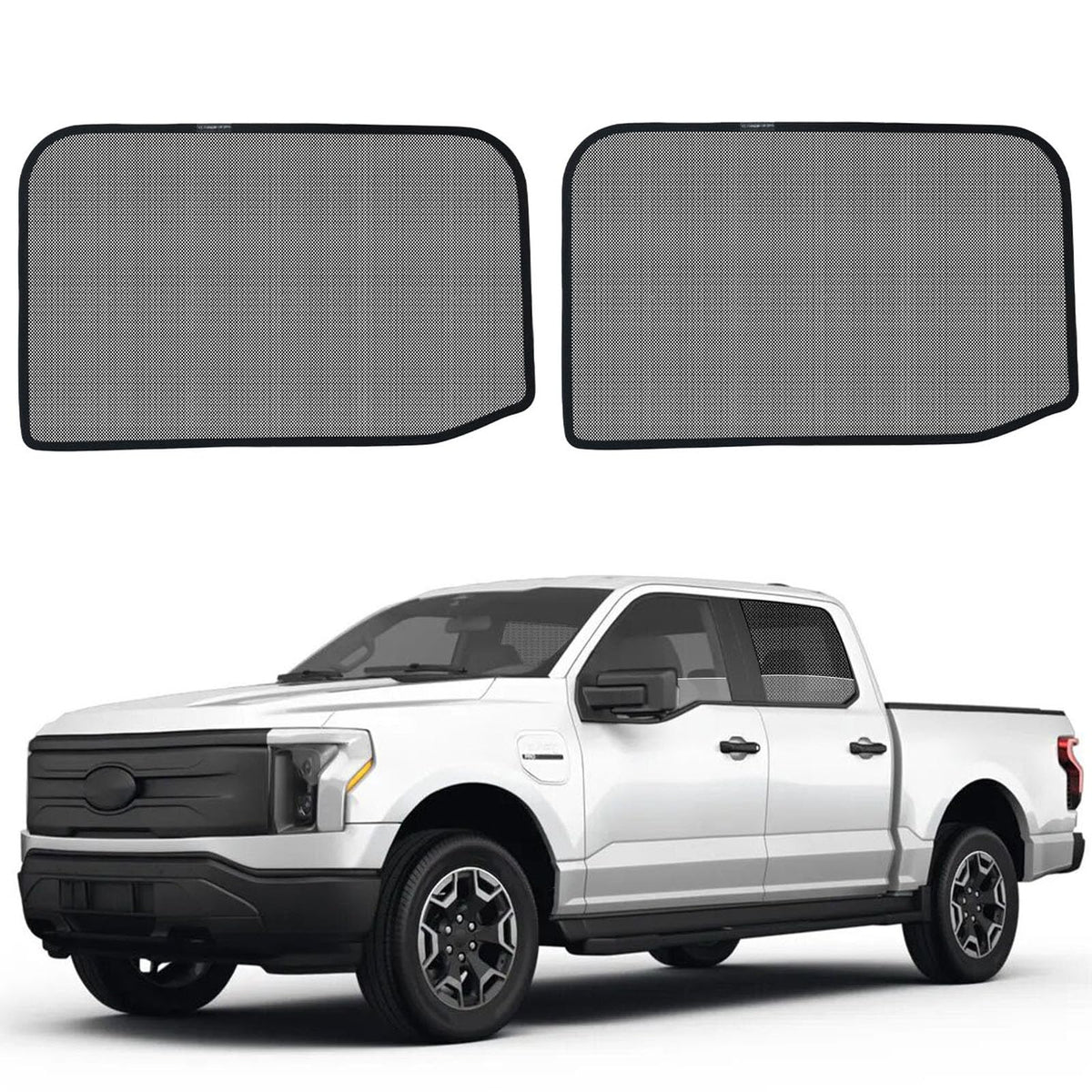 Tacoma（2024-2026） Mesh Car Window Shades - Side Curtains for Baby