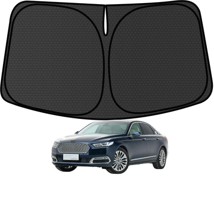 Murano Windshield Sun Shade for Murano 2015-2024 Blocks UV Rays Accessories,1:1 Custom Foldable Thickened Wear-Resistant Front Window Sunshade Visor,Keeps Your Car Cooler