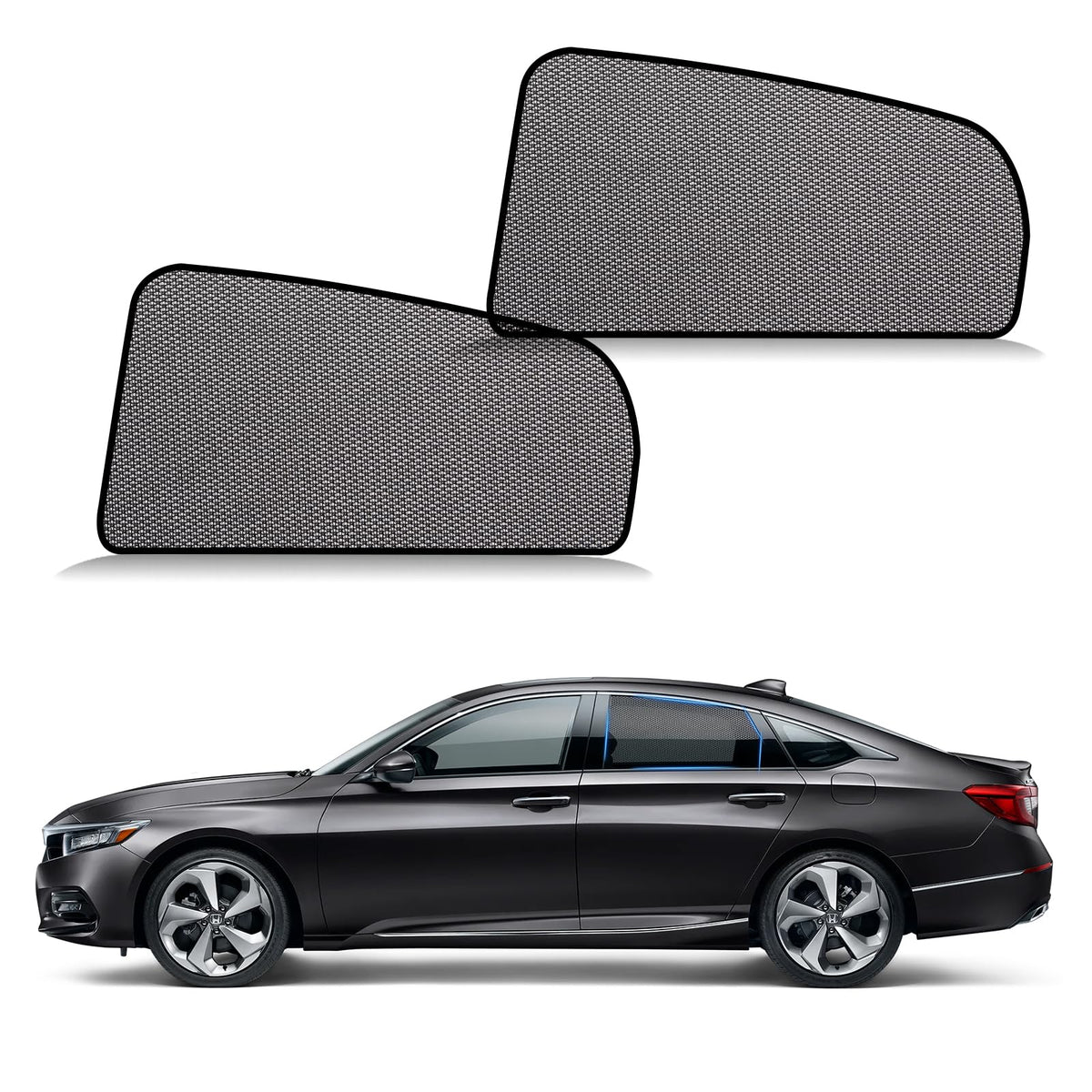 ZATOOTO Car Window Shades Toyota RAV4 2019-2024 for Rear Window, 2 Pack
