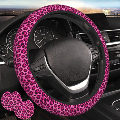 Black White American Flag Steering Wheel Cover - Retro USA Flag Steering Wheel Protector Neoprene 15Inch Car Accessories 2 Pcs Car Coasters for Women Men