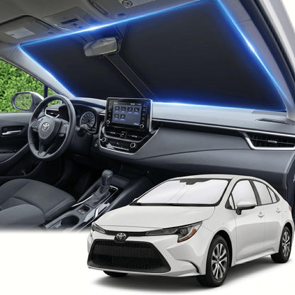 for Honda Accord 2018-2022 Windshield Sun Shade Front Window Shade Custom Fit Accord Accessories Sun Visor Foldable Shade Blocks UV Rays Summer Must Have Car Accessories