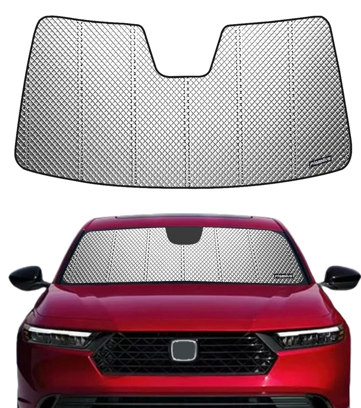 Pigenius Windshield Sunshade for Honda Accord 2023-2026 Front Window Sun Shade - AstraGuard