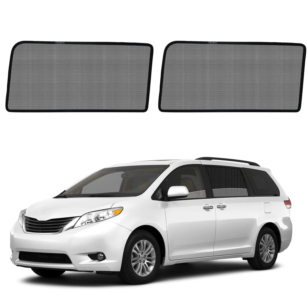 Tacoma（2024-2026） Mesh Car Window Shades - Side Curtains for Baby