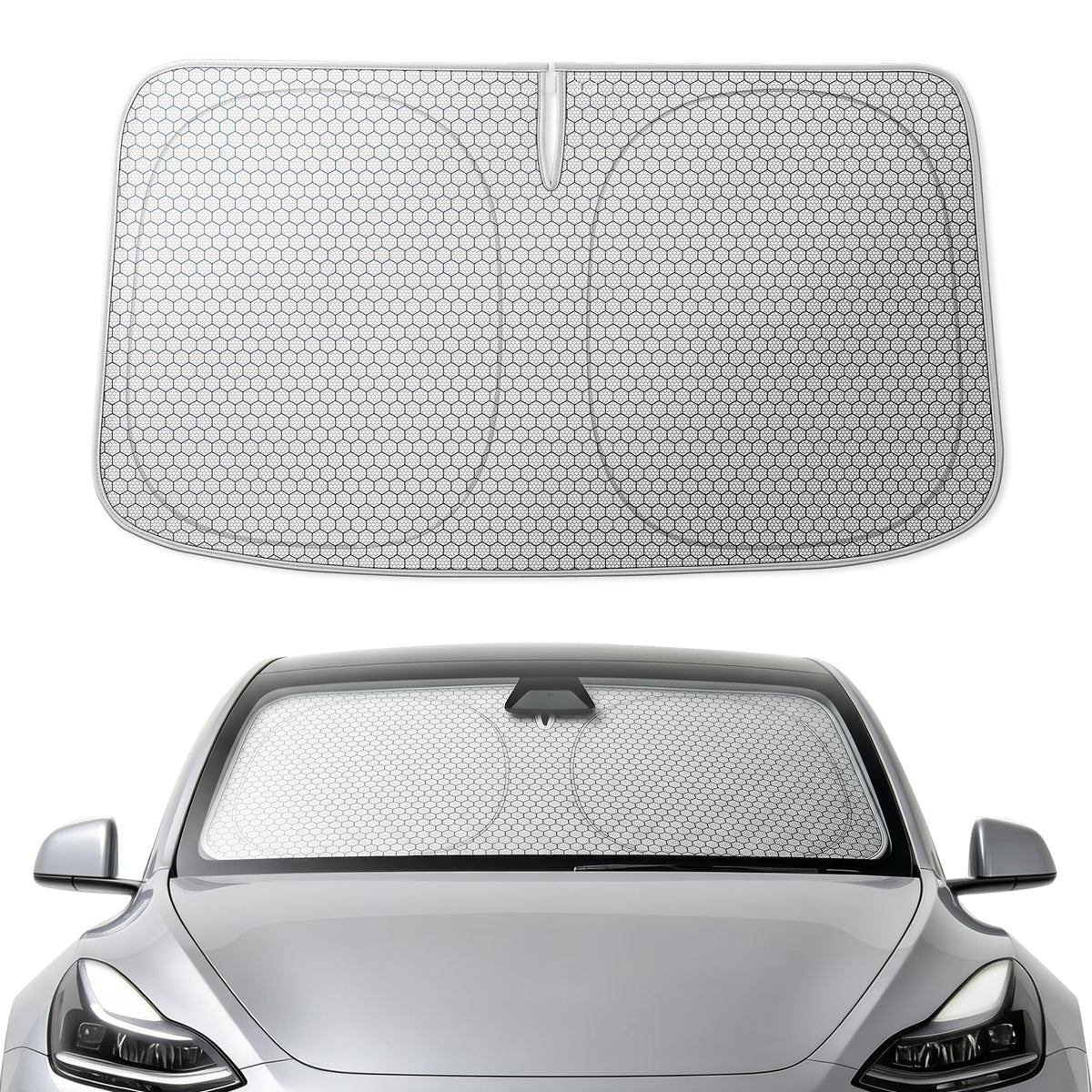 WOLFBOX Car Windshield Sun Shade Toyota RAV4 Camry Tundra Corolla 64''*34''