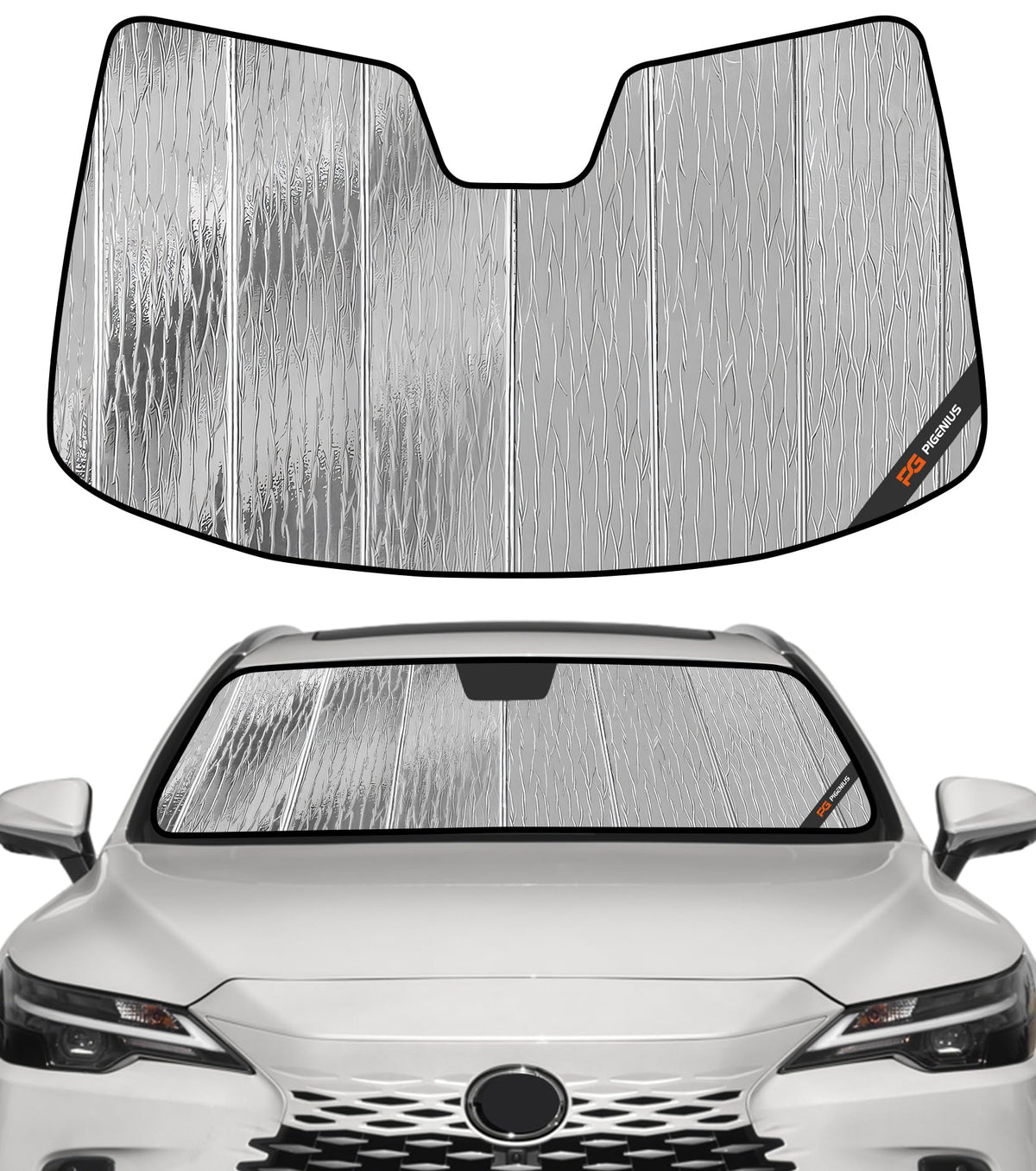 Pigenius Windshield Sunshade for Lexus IS200t/IS250/IS300/IS350/IS F 2014-2020 Front Window Sun Shade - AstraGuard