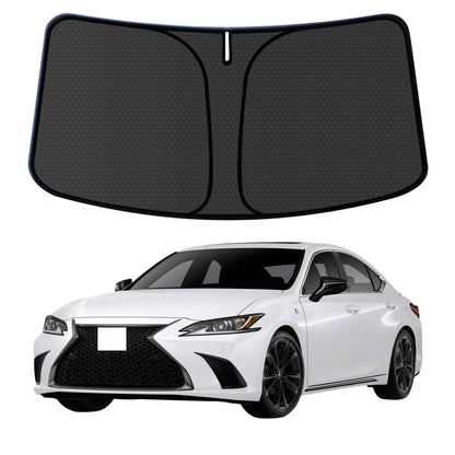 Murano Windshield Sun Shade for Murano 2015-2024 Blocks UV Rays Accessories,1:1 Custom Foldable Thickened Wear-Resistant Front Window Sunshade Visor,Keeps Your Car Cooler