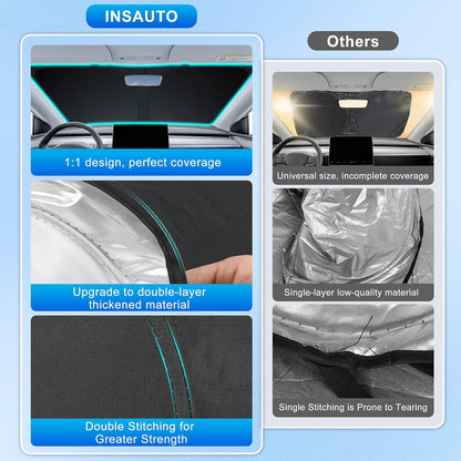 INSAUTO Custom Fit Windshield Sun Shade for Ford Escape 2013-2019
