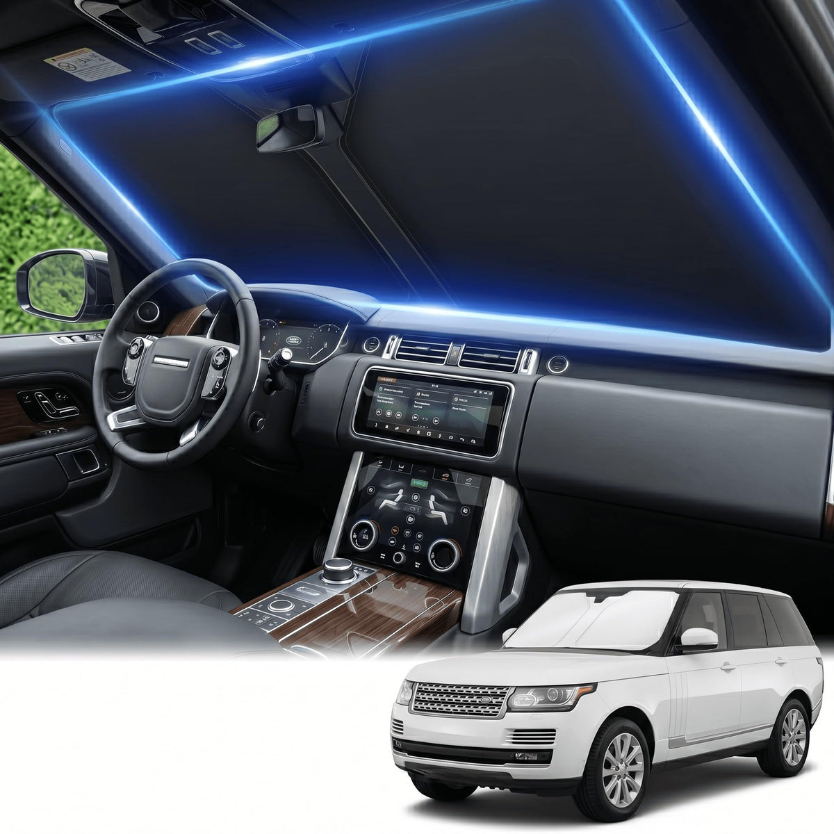 for Honda Accord 2018-2022 Windshield Sun Shade Front Window Shade Custom Fit Accord Accessories Sun Visor Foldable Shade Blocks UV Rays Summer Must Have Car Accessories