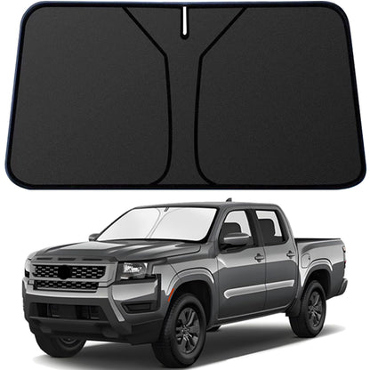 Murano Windshield Sun Shade for Murano 2015-2024 Blocks UV Rays Accessories,1:1 Custom Foldable Thickened Wear-Resistant Front Window Sunshade Visor,Keeps Your Car Cooler