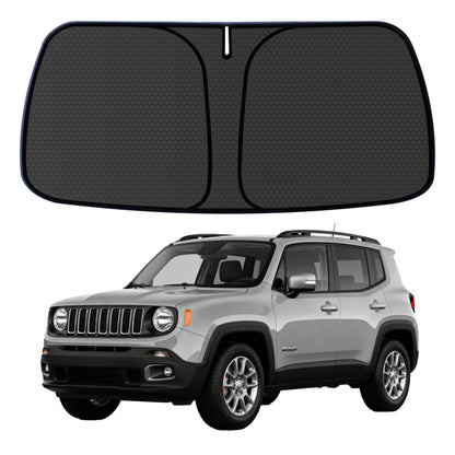 Murano Windshield Sun Shade for Murano 2015-2024 Blocks UV Rays Accessories,1:1 Custom Foldable Thickened Wear-Resistant Front Window Sunshade Visor,Keeps Your Car Cooler