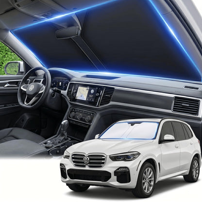 for Honda Accord 2018-2022 Windshield Sun Shade Front Window Shade Custom Fit Accord Accessories Sun Visor Foldable Shade Blocks UV Rays Summer Must Have Car Accessories