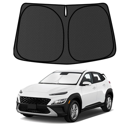 Murano Windshield Sun Shade for Murano 2015-2024 Blocks UV Rays Accessories,1:1 Custom Foldable Thickened Wear-Resistant Front Window Sunshade Visor,Keeps Your Car Cooler