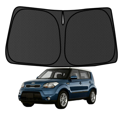 Murano Windshield Sun Shade for Murano 2015-2024 Blocks UV Rays Accessories,1:1 Custom Foldable Thickened Wear-Resistant Front Window Sunshade Visor,Keeps Your Car Cooler