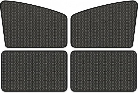 Magnetic Car Window Curtains 4 Pack, Lightweight Side Window Privacy UV