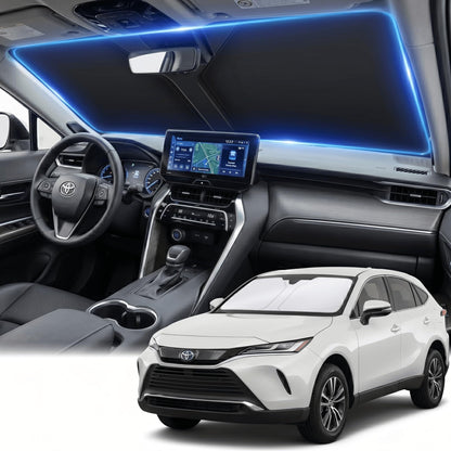for Honda Accord 2018-2022 Windshield Sun Shade Front Window Shade Custom Fit Accord Accessories Sun Visor Foldable Shade Blocks UV Rays Summer Must Have Car Accessories