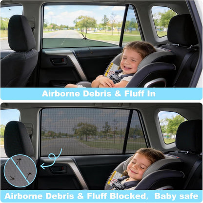 XCBTY 11-23 4Runner Window Shade for Rear Seat Windows, 2-Pack Magnetic