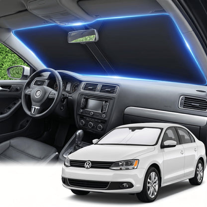 for Honda Accord 2018-2022 Windshield Sun Shade Front Window Shade Custom Fit Accord Accessories Sun Visor Foldable Shade Blocks UV Rays Summer Must Have Car Accessories