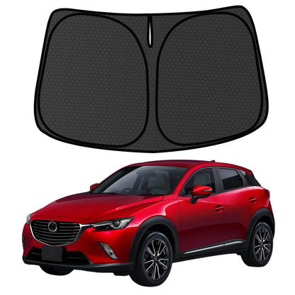 Murano Windshield Sun Shade for Murano 2015-2024 Blocks UV Rays Accessories,1:1 Custom Foldable Thickened Wear-Resistant Front Window Sunshade Visor,Keeps Your Car Cooler