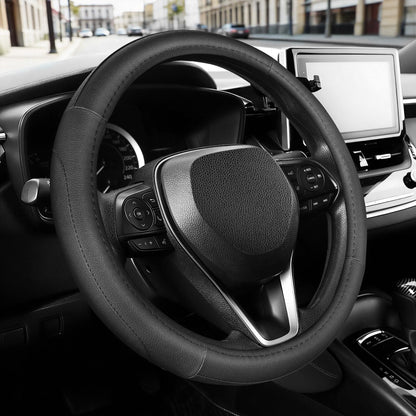 SEG Direct Car Steering Wheel Cover for Prius Civic Model 3 / Y 14"-14.25"