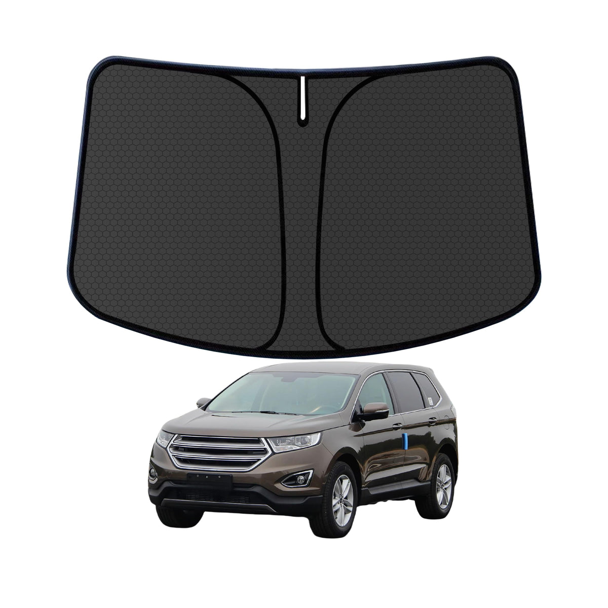 Murano Windshield Sun Shade for Murano 2015-2024 Blocks UV Rays Accessories,1:1 Custom Foldable Thickened Wear-Resistant Front Window Sunshade Visor,Keeps Your Car Cooler