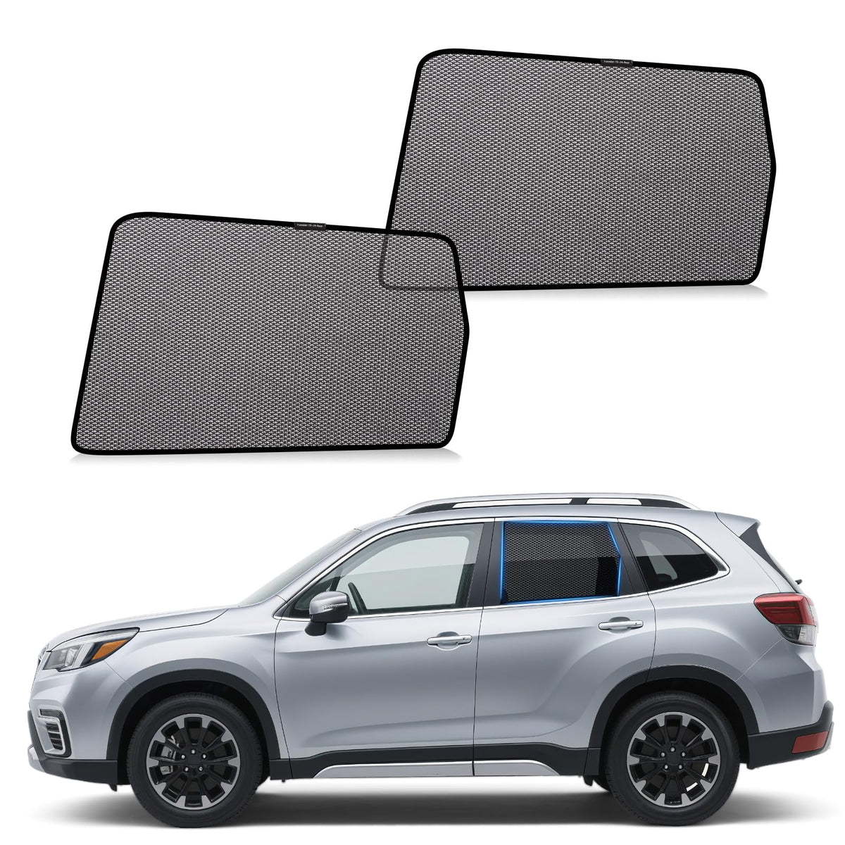 ZATOOTO Car Window Shades Toyota RAV4 2019-2024 for Rear Window, 2 Pack