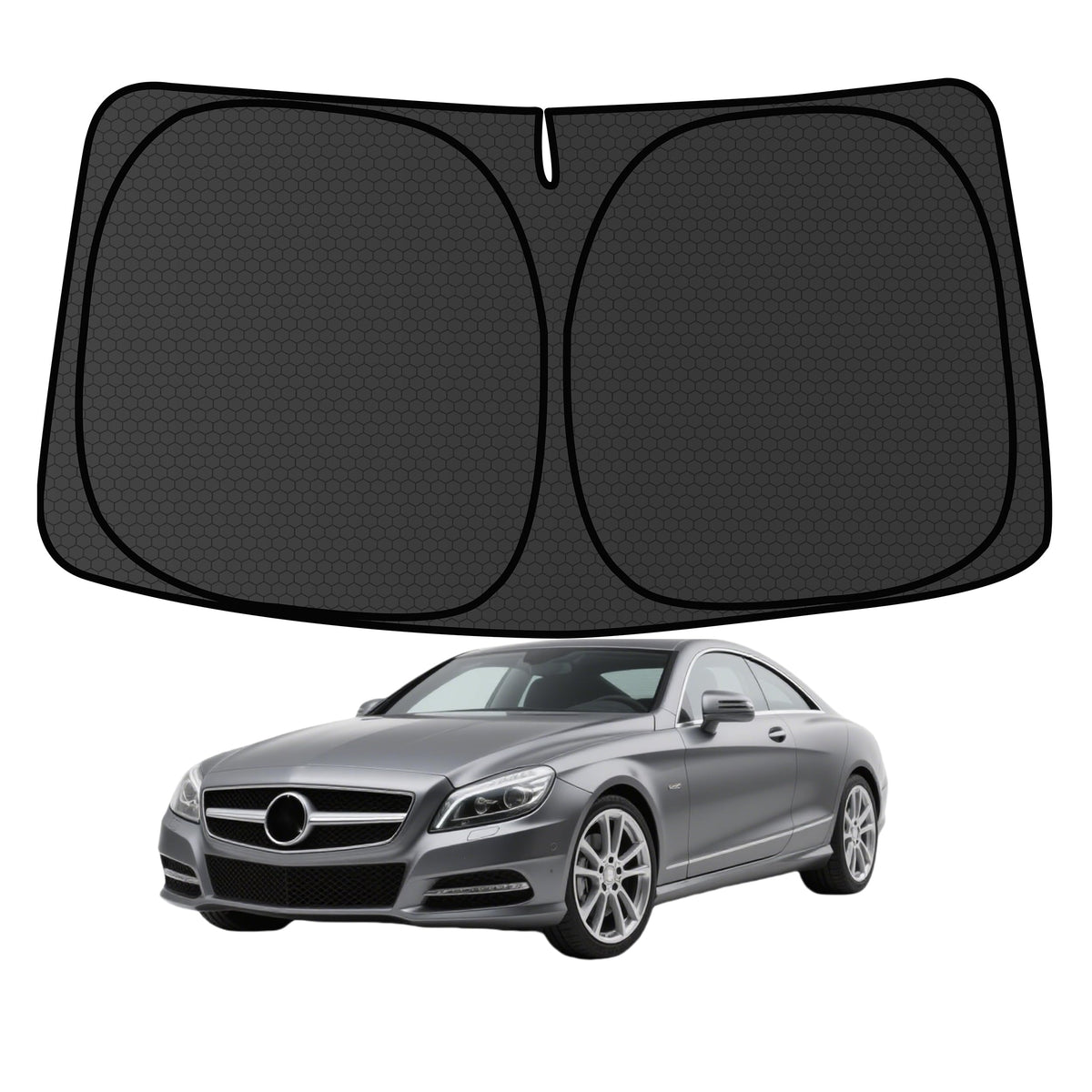 Murano Windshield Sun Shade for Murano 2015-2024 Blocks UV Rays Accessories,1:1 Custom Foldable Thickened Wear-Resistant Front Window Sunshade Visor,Keeps Your Car Cooler