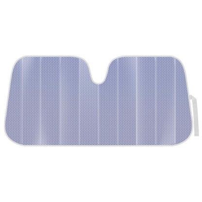 BDK Iridescent Matte Black Front Windshield Sunshade Accordion Folding Style Auto Shade for Car Truck SUV Van Blocks UV Rays Sun Visor Protector Easy Setup Keeps Your Vehicle Cool - 58 x 27 inches