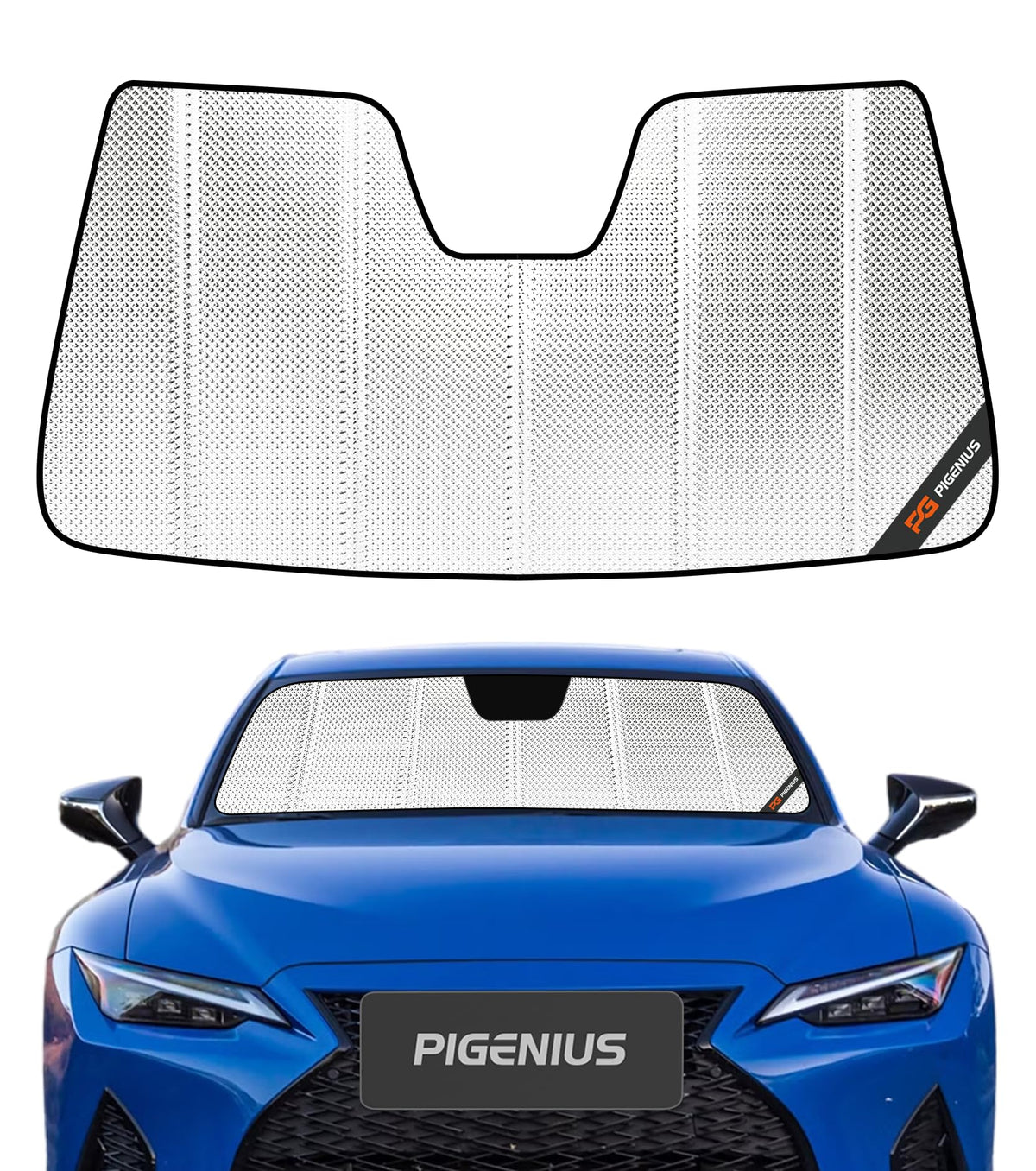 Pigenius Windshield Sunshade for Lexus IS200t/IS250/IS300/IS350/IS F 2014-2020 Front Window Sun Shade - AstraGuard