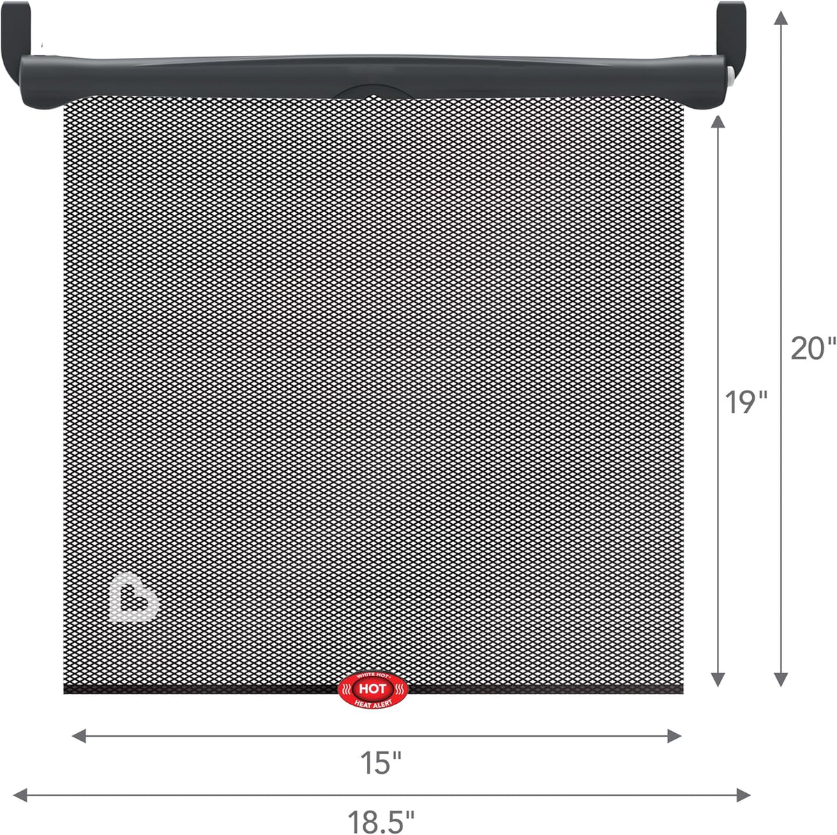 Munchkin Brica Sun Safety Car Window Shade for Baby, 2 Pack, Black