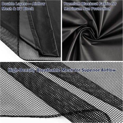 Car Window Shades, Side Window Sun Shades Blocks Heat and UV Rays Glare, Magnetic Car Privacy Safe Curtains for Back Windows, Camping Accessories for Baby
