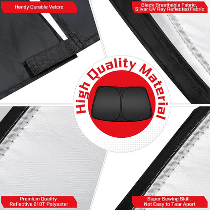 ARISMOTOR Windshield Sun Shade for Honda HRV HR-V 2023-2026 2027
